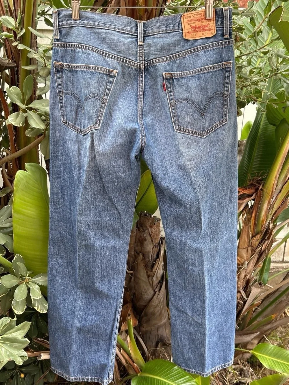 Vintage 2009 Levi’s 559 Relaxed Straight Jeans W34 L32 Fits 34x30